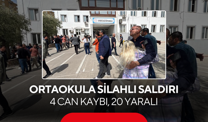 Kahramanmaraş'ta ortaokula silahlı saldırı... Vali Ünlüer '4 kişi hayatını kaybetti, 20 yaralı'