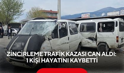 Zincirleme trafik kazası can aldı: 1 kişi hayatını kaybetti