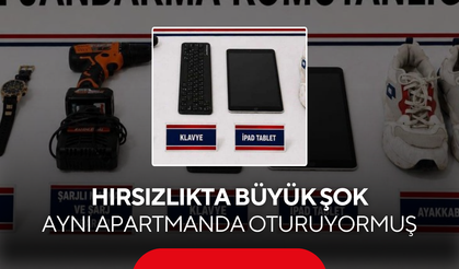 Hırsızlıkta büyük şok... Aynı apartmanda oturuyormuş