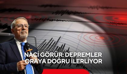 Naci Görür: Depremler oraya doğru ilerliyor