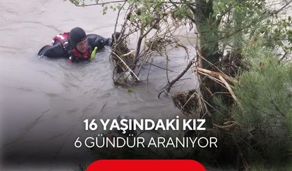 Geçirdiği kaza sonrası çaya atlayan 16 yaşındaki kızı arama çalışmaları 6'ncı gününde de devam ediyor