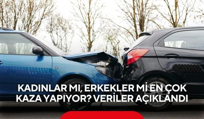 Trafikte kadınlar mı, erkekler mi en çok kaza yapıyor? işte veriler...