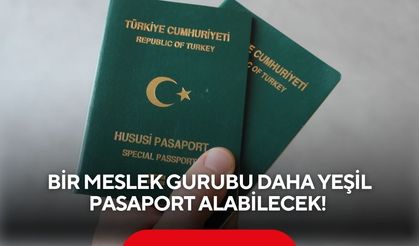 Bir meslek gurubu daha Yeşil Pasaport alabilecek! Meclise sunuldu