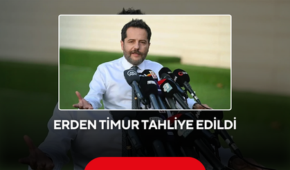 Erden Timur tahliye edildi