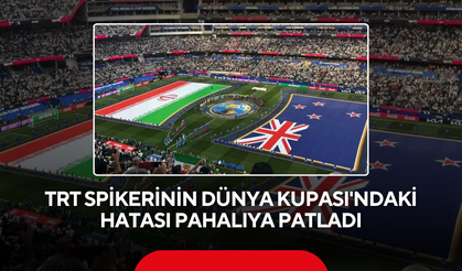 TRT spikerinin Dünya Kupası'ndaki hatası pahalıya patladı! Yayından aldılar