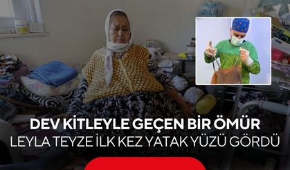 15 yıl çekyat üzerinde yaşadı, 40 kiloluk yükten kurtulunca gözyaşlarına boğuldu...