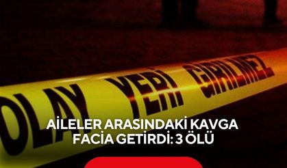 Aileler arasındaki kavga facia getirdi: 3 ölü