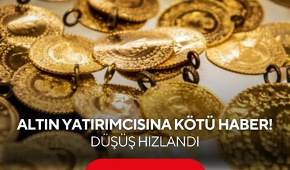 Altın Yatırımcısına Kötü Haber! Düşüş Hızlandı