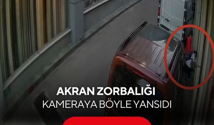 Akran zorbalığı kamerada! 10 yaşındaki çocuğa sokak ortasında şiddet...