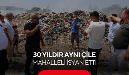 Bir aydır yanan çöpler, bitmeyen koku! Mahallede yaşam kabusa döndü...