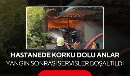 Devlet hastanesini duman kapladı! Hastalar çevre hastanelere sevk edildi...