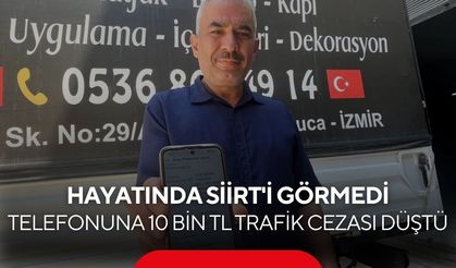 E-Devlet'te gördüğü cezaya inanamadı! Hayatında gitmediği Siirt'ten 10 bin TL trafik cezası geldi...