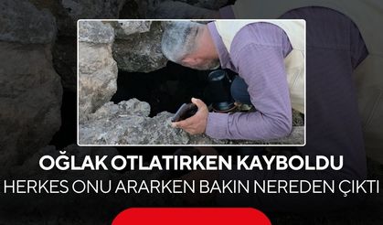 Oğlaklar döndü, kendisi kayboldu! Saatler sonra bakın nerede bulundu...