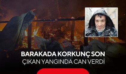 Tüp patladı, baraka alevlere teslim oldu! 60 yaşındaki adam kurtarılamadı...