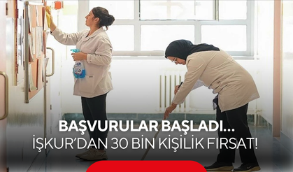 Başvurular başladı… İŞKUR’dan 30 bin kişilik fırsat! Okullarda çalışacak personel alınacak