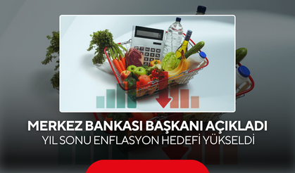 Merkez Bankası Başkanı Karahan açıkladı... Yıl sonu enflasyon hedefi yükseldi