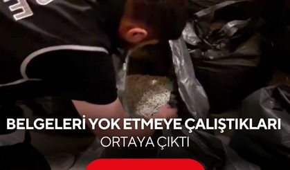 İhbar doğru çıktı! Alihan Kuriş soruşturmasında imha edilmek istenen evraklar ele geçirildi