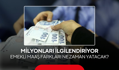 Milyonları ilgilendiriyor: Emekli maaş farkları ne zaman yatacak?
