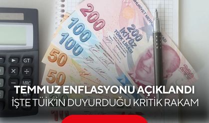 Milyonların beklediği veri açıklandı! Temmuz enflasyonu belli oldu...