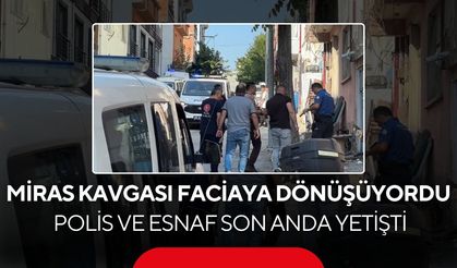 Miras anlaşmazlığı nedeniyle dehşet! Kendine zarar vermek isterken son anda kurtarıldı