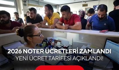 Notere gidecekler dikkat! 2026 yılı ücret tarifesi değişti