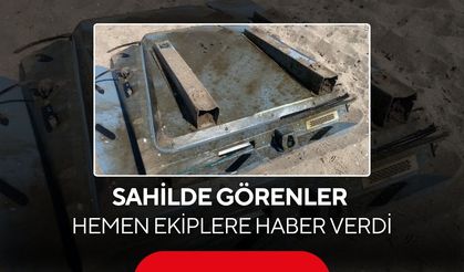 Sahilde görenler hemen ekiplere haber verdi! Şüpheli cismin ne olduğu ortaya çıktı