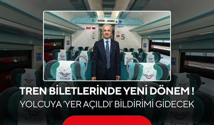 Bakan Uraloğlu açıkladı! Tren bileti bulamayan yolcuya “yer açıldı” bildirimi gidecek
