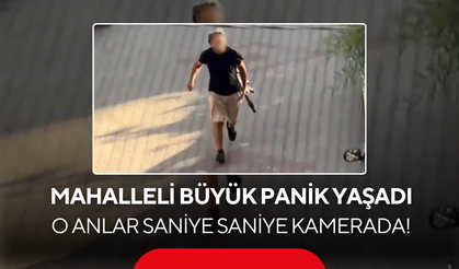 Mahalleli Büyük Panik Yaşadı... O Anlar Saniye Saniye Kamerada!