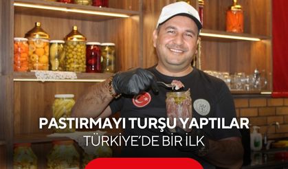 Türkiye’de bir ilk! Pastırmanın turşusunu yaptılar, görenler şaşkına döndü
