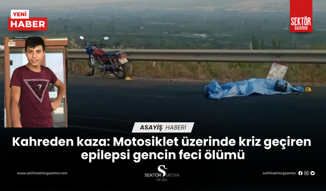 Motosikletten düşen epilepsi hastası genç otomobilin altında kaldı