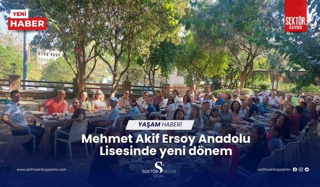 Mehmet Akif Ersoy Anadolu Lisesinde yeni dönem