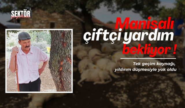 Manisalı çiftçi yardım bekliyor !