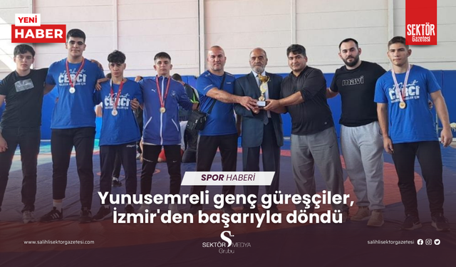 Yunusemreli genç güreşçiler, İzmir'den başarıyla döndü