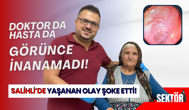 Örümcek kulağına yuva yapmış…