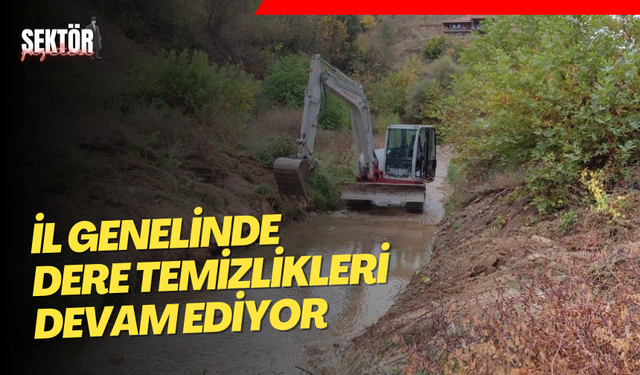 MASKİ il genelinde dere temizliklerine devam ediyor