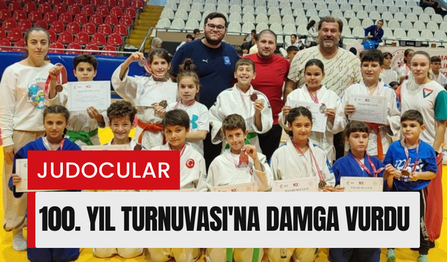 Judocular 100. Yıl Turnuvası'na damga vurdu