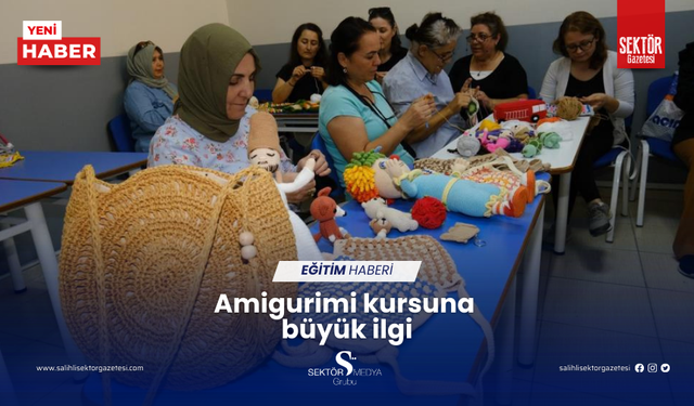 Amigurimi kursuna büyük ilgi
