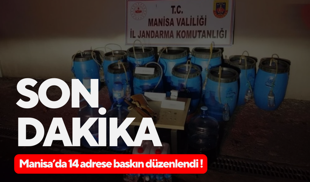 Binlerce litre sahte alkol ele geçirildi