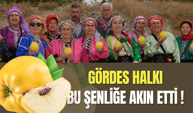 Gördes'te Uçurtma, Üzüm ve Ayva Festivali, renkli görüntülere sahne oldu