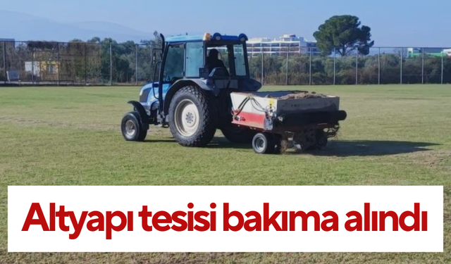 Yunusemre'de altyapı tesisi bakıma alındı