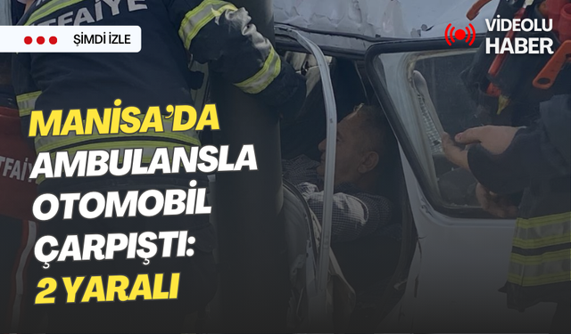 Otomobil, aydınlatma direğine çarparak durabildi!