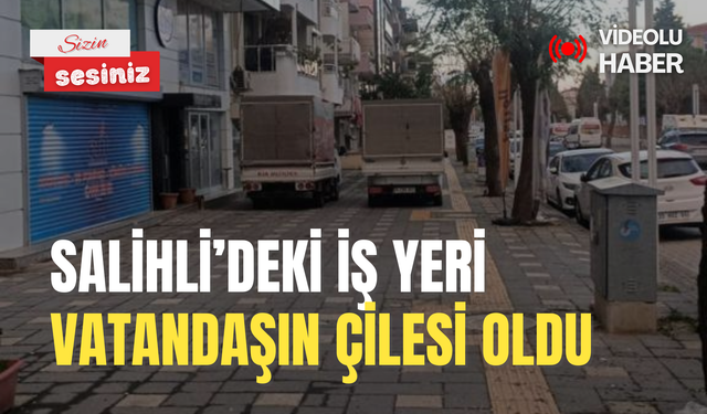 Salihli’deki iş yeri vatandaşın çilesi oldu