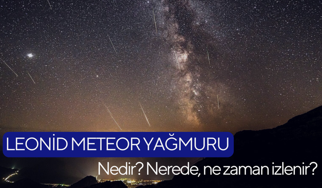 Yukarı bakın, Leonid meteor yağmuru geldi! | Meteor yağmuru ne zaman, saat kaçta?