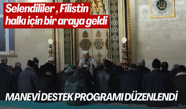 Selendililer , Filistin halkı için bir araya geldi