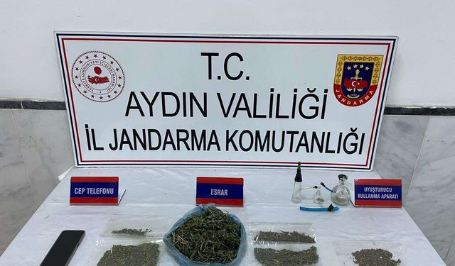 Buharkent'te uyuşturucu operasyonu