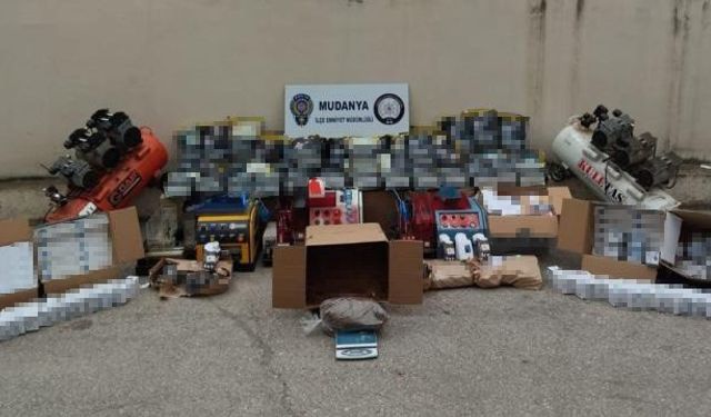 Bursa'da kaçak tütün ele geçirildi