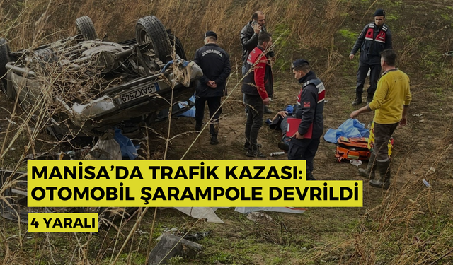 Manisa'da trafik kazası: 4 yaralı