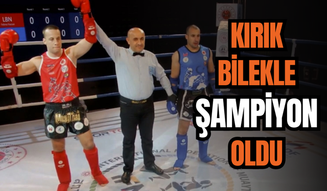 Salihlili sporcu Avrupa şampiyonu oldu