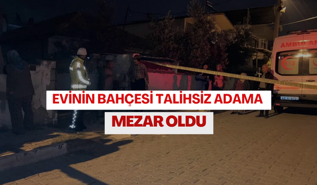 Evinin bahçesi talihsiz adama mezar oldu: Tamir ettiği sundurmanın altında kalarak hayatını kaybetti