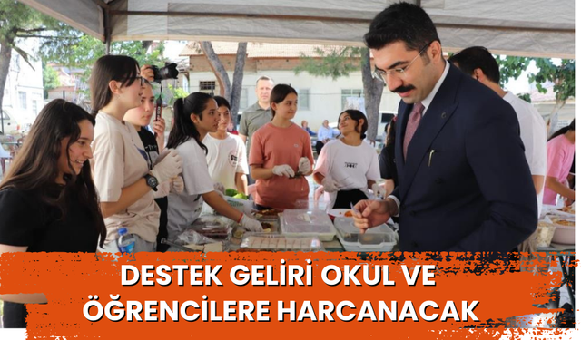 Destek geliri okul ve öğrencilere harcanacak